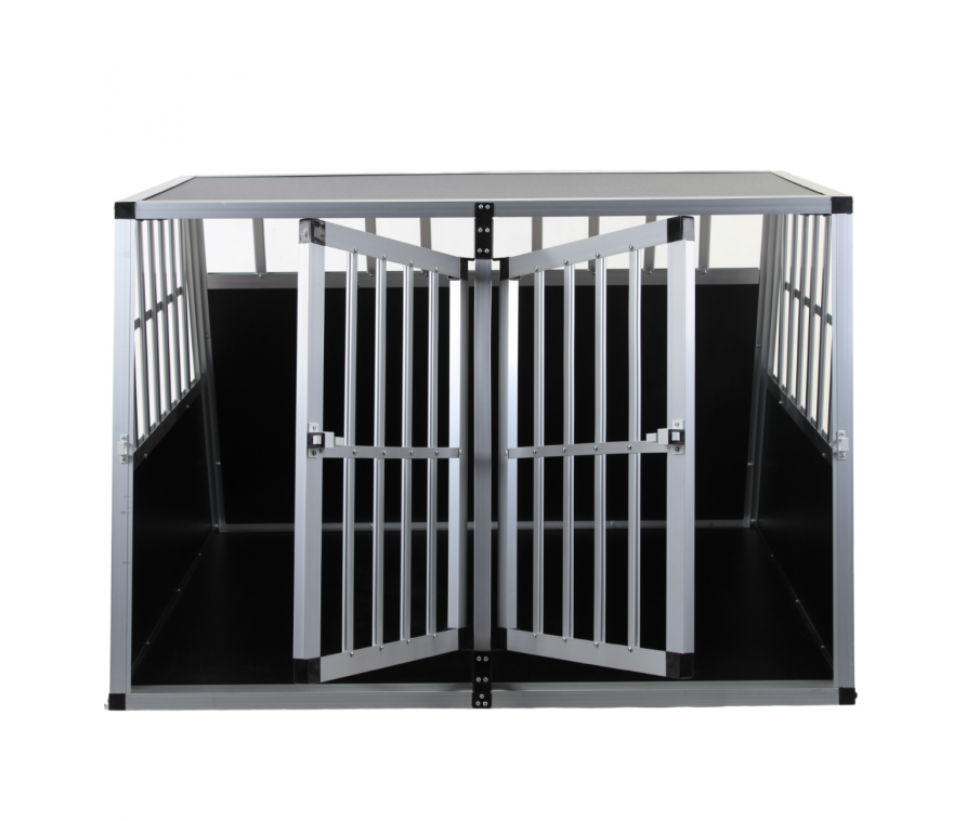 Alu transporti boks Mr. Bjorn Elipsa XXL (104 X 91 X 69 cm) - primerna za 2 psa